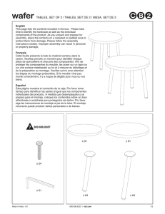 wafer tables set of 2 ML Assembly Instructions from cb2