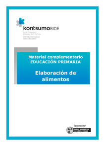 Elaboración de alimentos