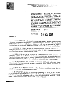 COMPLEMENTA CONVENIO DE ATENCIÓN