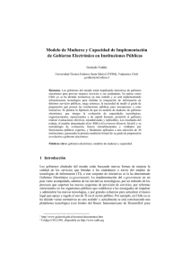 Modelo de Madurez y Capacidad de Implementación de Gobierno