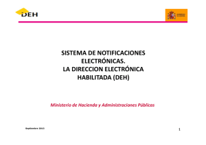 SISTEMA DE NOTIFICACIONES ELECTRÓNICAS. LA DIRECCION