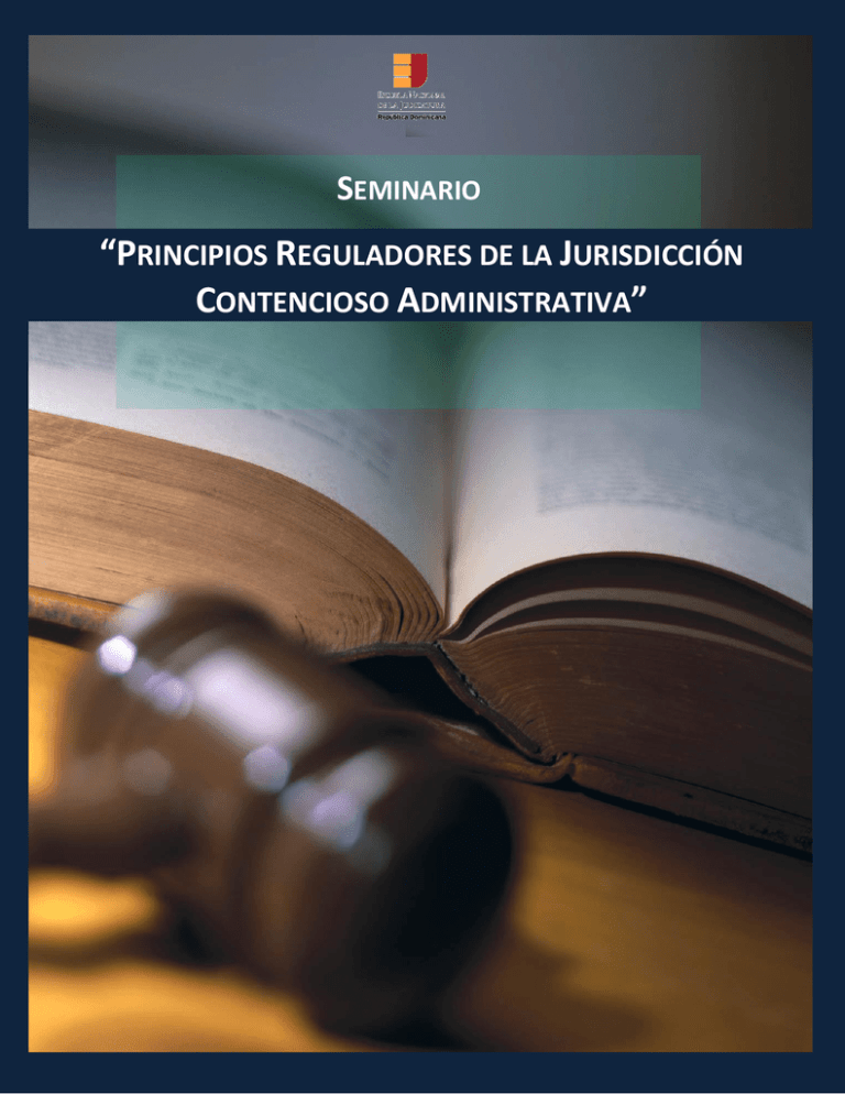 Principios Reguladores De La Jurisdicción Contencioso Administrativa