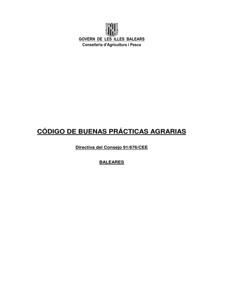 código de buenas prácticas agrarias código de buenas prácticas agrarias