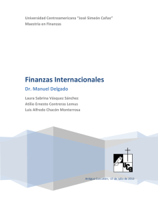 Finanzas Internacionales - Universidad Centroamericana José