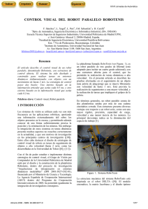 CONTROL VISUAL DEL ROBOT PARALELO ROBOTENIS