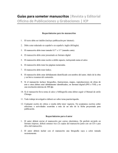 Guía para publicar con el ICP - Instituto de Cultura Puertorriqueña