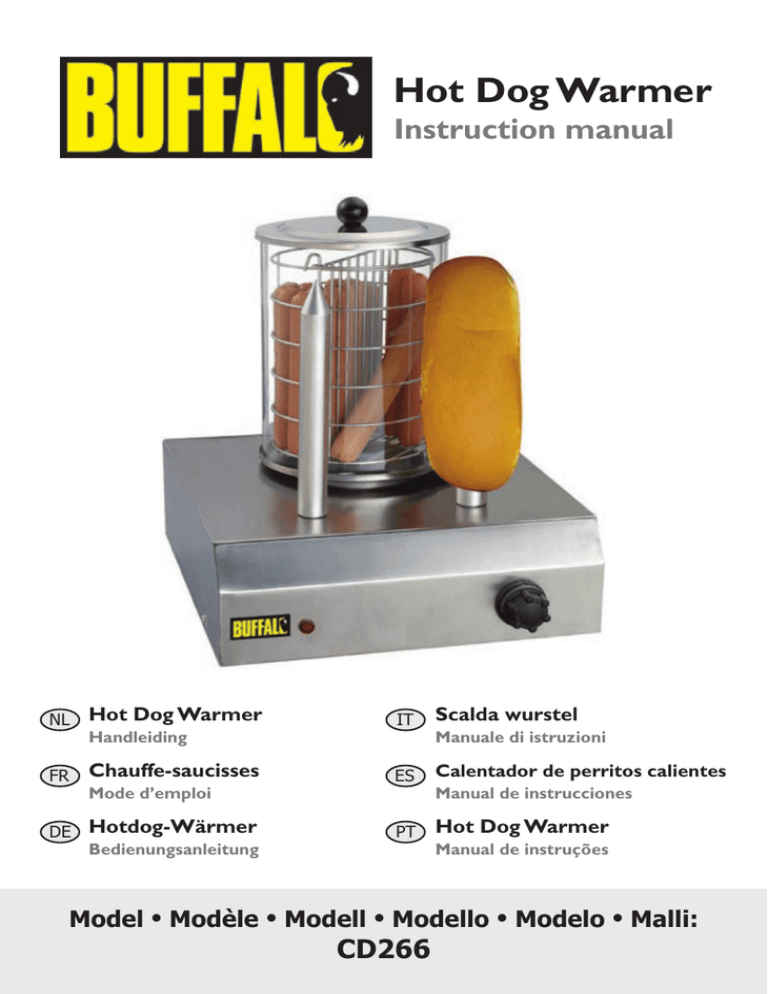 43744 CD266 Hot Dog Warmer.2.indd Nisbets