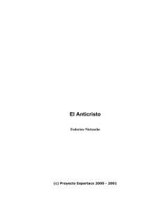 El Anticristo de Nietzsche en pdf