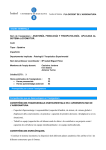 Nom de l`assignatura - Universitat de Barcelona