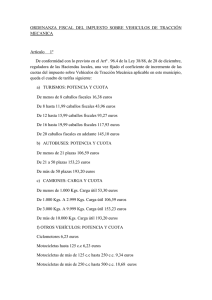 ORDENANZA FISCAL DEL IMPUESTO SOBRE