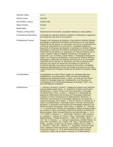 Member State Brazil Family name Chamas First/Other names