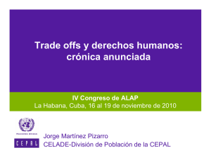 Trade offs y derechos humanos: crónica anunciada