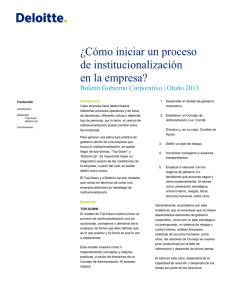 ¿Cómo iniciar un proceso de institucionalización en la empresa?