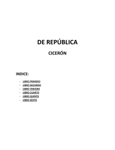 CICER&Oacute;N, Marco Tulio. De Rep&uacute;blica