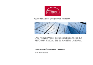 las principales consecuencias de la reforma fiscal en el ámbito laboral