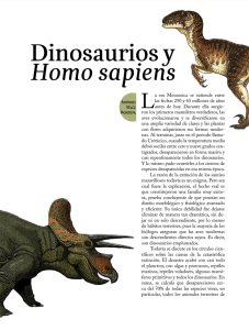 Dinosaurios y Homo sapiens