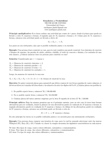 Estadıstica y Probabilidad TÉCNICAS DE CONTEO Universidad del