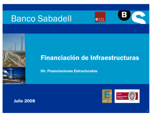 Financiación de infraestructuras