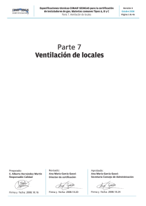 ventilacion de locales GAS