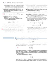 CAPÍTULO 4 APLICACIONES DE LA DERIVACIÓN