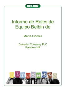 Informe de Roles de Equipo Belbin de