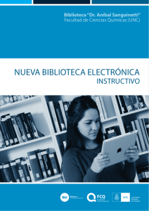 Instructivo de Biblioteca Electrónica