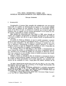 MODELOS MACROECONOMICOS CON PRESUPUESTO FISCAL