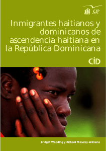 Inmigrantes haitianos y dominicanos de ascendencia