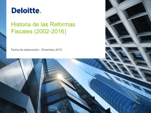 Reformas Fiscales 2015