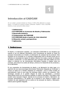 Introducción al CAD/CAM