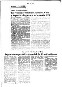 En reuniones militares secretas, Chile y Argentina llegaron a un