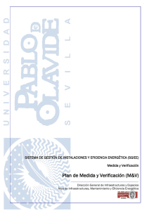 Plan de Medidas y Verfificación - Universidad Pablo de Olavide, de