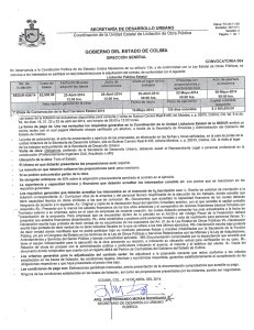 Coordinación de la Unidad Estatal de Licitación de Obra Pública