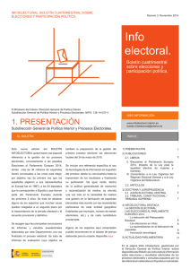 Número 3. Noviembre 2014 - Infoelectoral