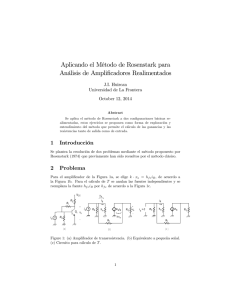 Aplicando el Método de Rosenstark para Análisis de Amplificadores