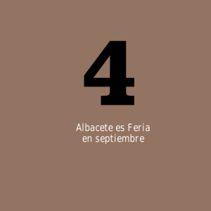 Albacete es Feria en septiembre