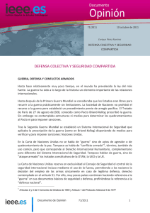 Defensa Colectiva y Seguridad Compartida