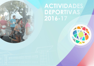 ACTIVIDADES DEPORTIVAS 2016-17