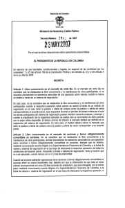 Decreto 1802 de 2007 - Superintendencia Financiera de Colombia