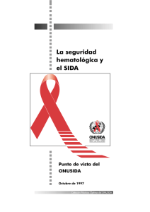 La seguridad hermatologica y el SIDA