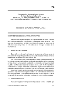 Enfermedades degenerativas articulares Dr. Víctor Bustamante