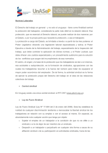 Normas Laborales El Derecho del trabajo en general