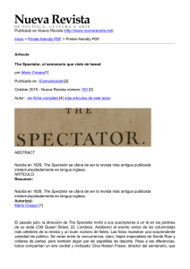 The Spectator, el semanario que viste de tweed