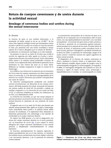 Rotura de cuerpos cavernosos y de uretra durante la actividad sexual