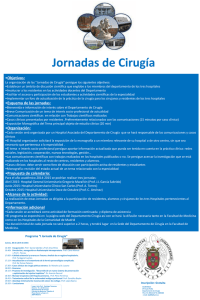 Normas de las Jornadas de Cirugía