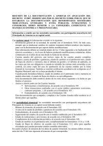 Información a remitir en cumplimiento del Decreto 13/2007