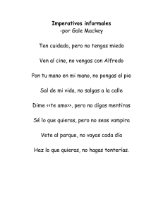 por Gale Mackey Ten cuidado, pero no tengas miedo Ven al cine