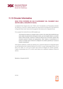11.13 Circular Informativa - Consorci de Salut i Social de Catalunya