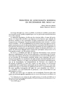pdf Principios de lexicografía moderna en diccionarios del siglo XIX