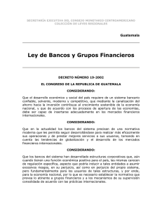 Ley de Bancos y Grupos Financieros